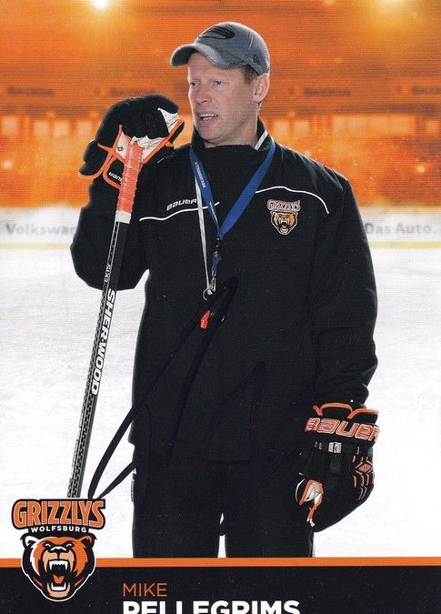 Autogramm Eishockey | Grizzly Adams Wolfsburg | 2015 | Mike PELLEGRIMS