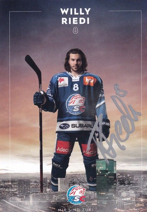 Autogramm Eishockey | ZSC Lions Zürich | 2021 | Willy RIEDI