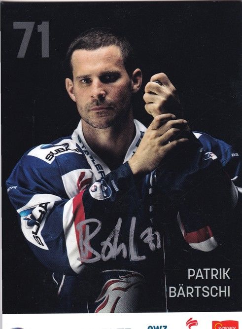 Autogramm Eishockey | ZSC Lions Zürich | 2016 | Patrik BÄRTSCHI