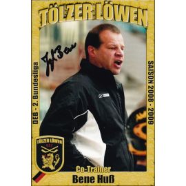 Autogramm Eishockey | Tölzer Löwen | 2008 Foto | Bene HUSS