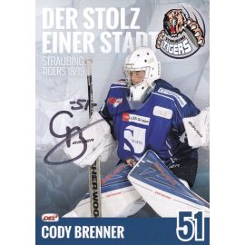 Autogramm Eishockey | Straubing Tigers | 2018 | Cody BRENNER
