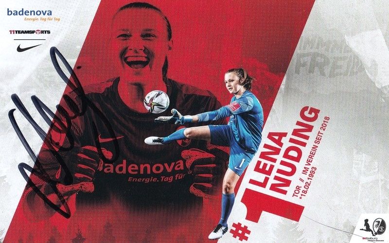 Autogramm Fussball (D) | SC Freiburg | 2021 | Lena NUDING