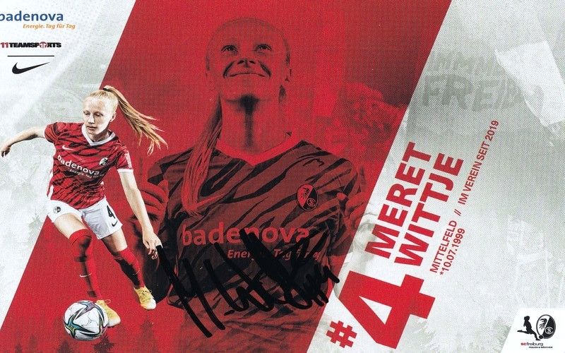 Autogramm Fussball (D) | SC Freiburg | 2021 | Meret WITTJE