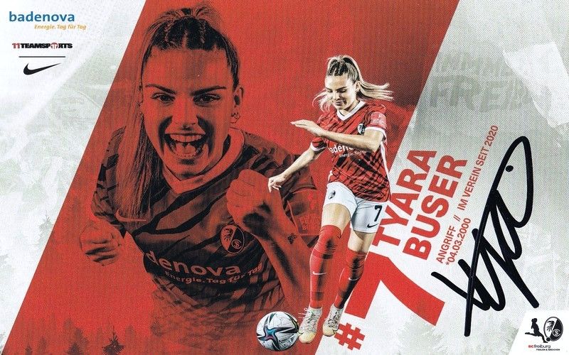 Autogramm Fussball (D) | SC Freiburg | 2021 | Tyara BUSER