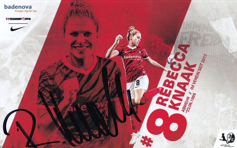 Autogramm Fussball (D) | SC Freiburg | 2021 | Rebecca KNAAK