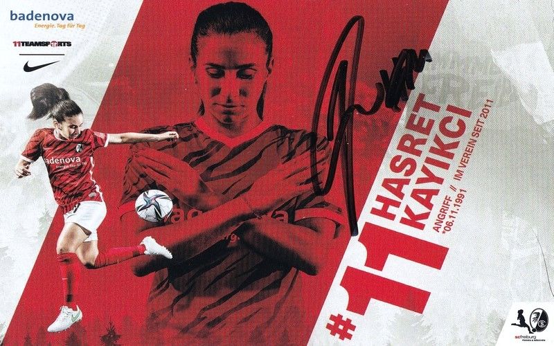 Autogramm Fussball (D) | SC Freiburg | 2021 | Hasret KAYIKCI