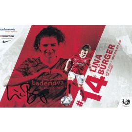 Autogramm Fussball (D) | SC Freiburg | 2021 | Lina BÜRGER
