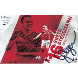 Autogramm Fussball (D) | SC Freiburg | 2021 | Greta STEGEMANN