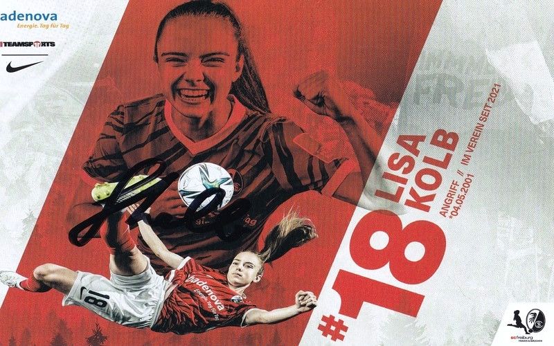 Autogramm Fussball (D) | SC Freiburg | 2021 | Lisa KOLB