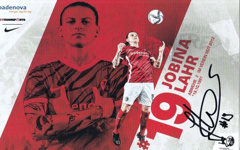 Autogramm Fussball (D) | SC Freiburg | 2021 | Jobina LAHR