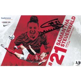 Autogramm Fussball (D) | SC Freiburg | 2021 | Samantha STEUERWALD