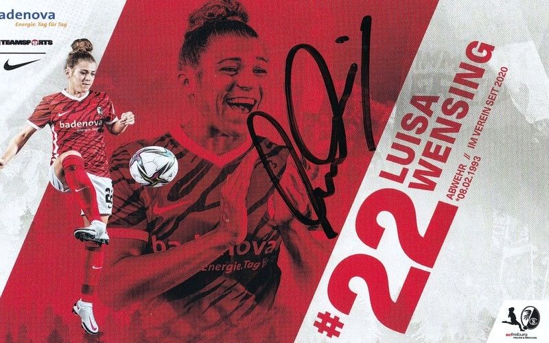 Autogramm Fussball (D) | SC Freiburg | 2021 | Luisa WENSING