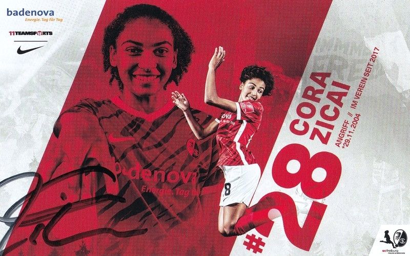 Autogramm Fussball (D) | SC Freiburg | 2021 | Cora ZICAI