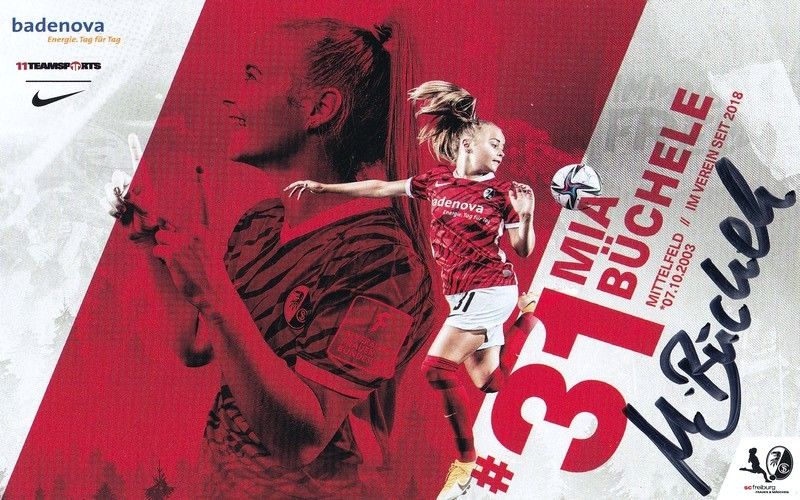 Autogramm Fussball (D) | SC Freiburg | 2021 | Mia BÜCHELE