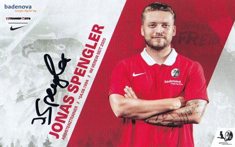 Autogramm Fussball (D) | SC Freiburg | 2021 | Jonas SPENGLER