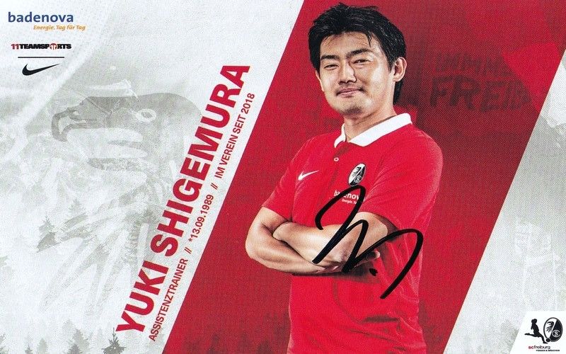Autogramm Fussball (D) | SC Freiburg | 2021 | Yuki SHIGEMURA