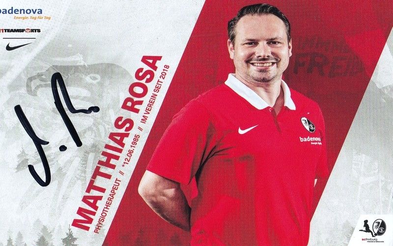 Autogramm Fussball (D) | SC Freiburg | 2021 | Matthias ROSA