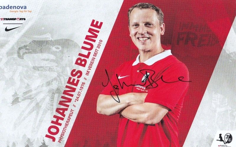 Autogramm Fussball (D) | SC Freiburg | 2021 | Johannes BLUME