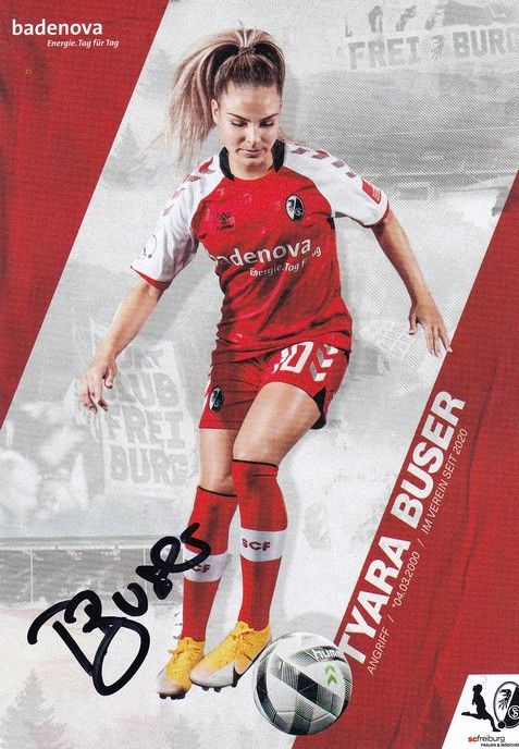Autogramm Fussball (D) | SC Freiburg | 2020 | Tyara BUSER