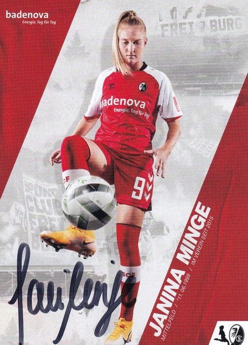 Autogramm Fussball (D) | SC Freiburg | 2020 | Janina MINGE