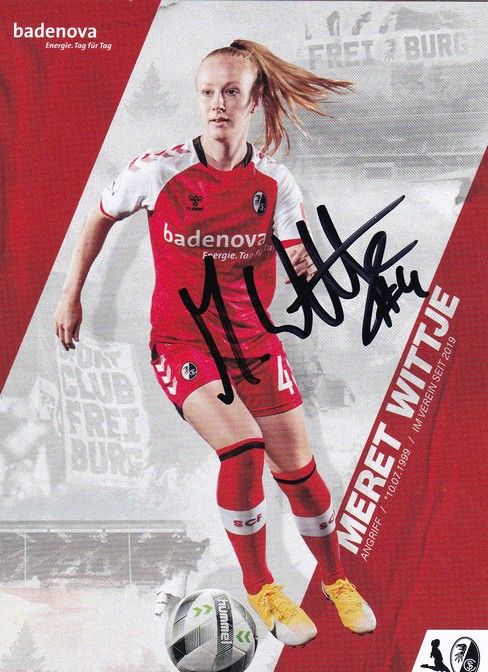 Autogramm Fussball (D) | SC Freiburg | 2020 | Meret WITTJE
