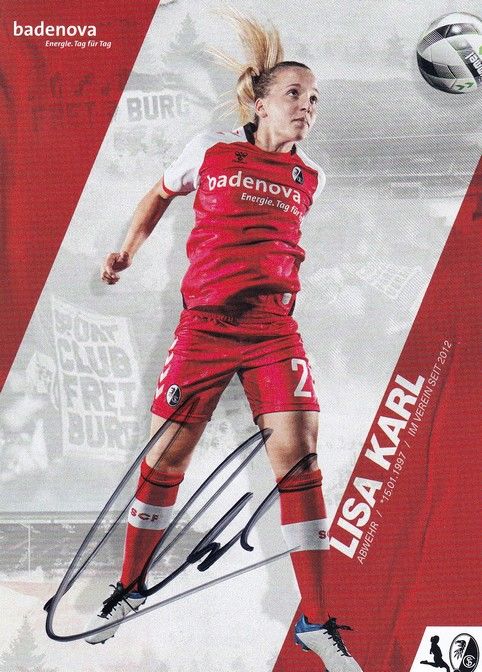 Autogramm Fussball (D) | SC Freiburg | 2020 | Lisa KARL