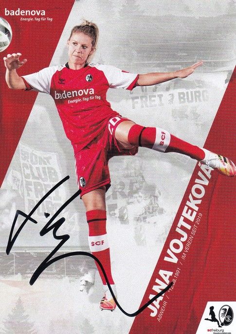 Autogramm Fussball (D) | SC Freiburg | 2020 | Jana VOJTEKOVA