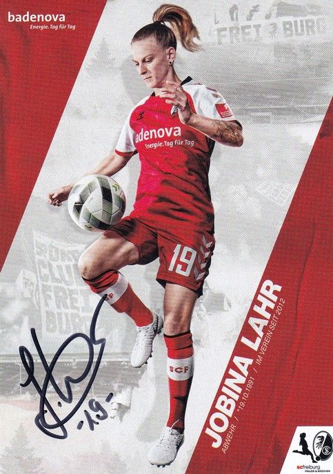 Autogramm Fussball (D) | SC Freiburg | 2020 | Jobina LAHR