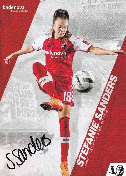 Autogramm Fussball (D) | SC Freiburg | 2020 | Stefanie SANDERS