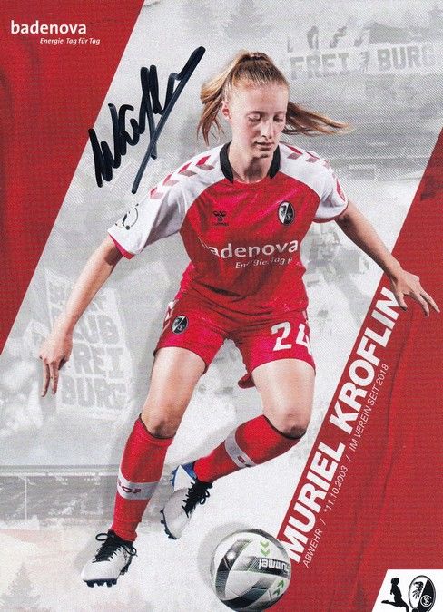 Autogramm Fussball (D) | SC Freiburg | 2020 | Muriel KROFLIN