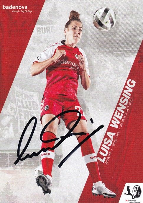 Autogramm Fussball (D) | SC Freiburg | 2020 | Luisa WENSING
