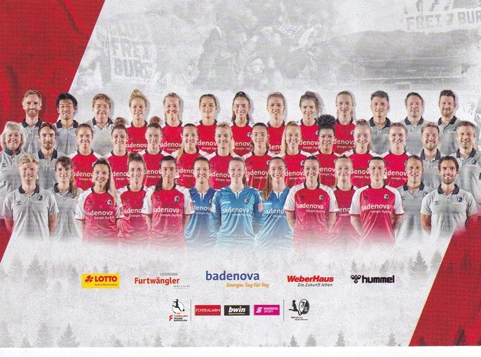 Mannschaftskarte Fussball (D) | SC Freiburg | 2020