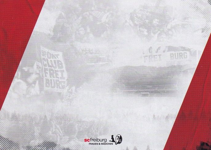 Mannschaftskarte Fussball (D) | SC Freiburg | 2020