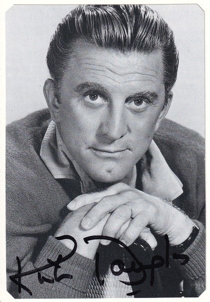 Autogramm Film (USA) | Kirk DOUGLAS | 1963 (Portrait SW)