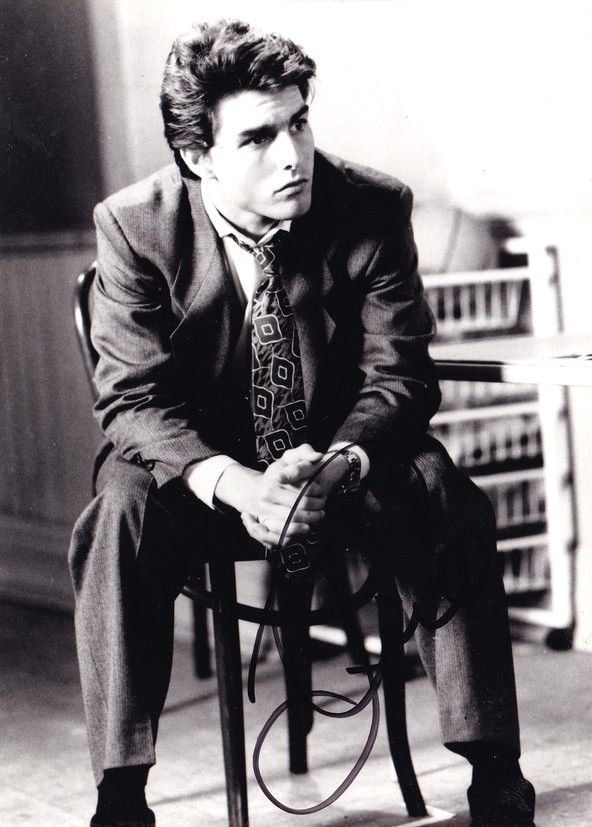 Autogramm Film (USA) | Tom CRUISE | 1989 Foto (Filmszene SW XL) "Cocktail"