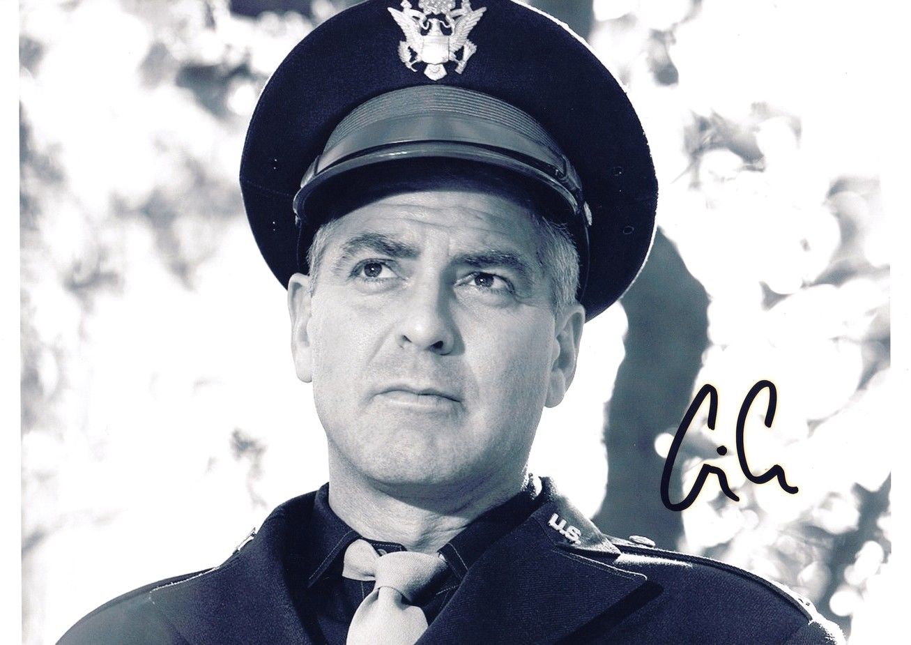 Autogramm Film (USA) | George CLOONEY | 2006 Foto "The Good German" (Portrait SW XL)