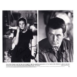 Autogramm Film (USA) | Demi MOORE | 1996 Foto "The Juror" (Filmszene SW XL)