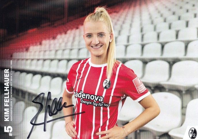 Autogramm Fussball (D) | SC Freiburg | 2022 | Kim FELLHAUER