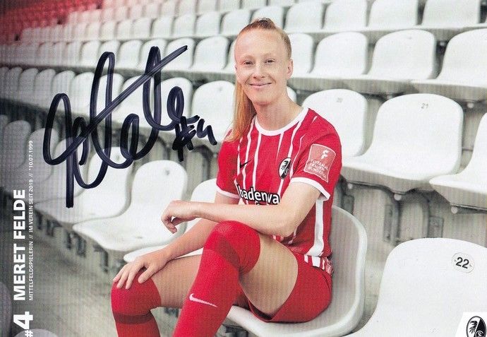 Autogramm Fussball (D) | SC Freiburg | 2022 | Meret FELDE