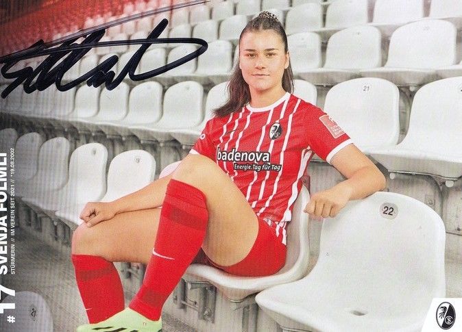 Autogramm Fussball (D) | SC Freiburg | 2022 | Svenja FÖLMLI