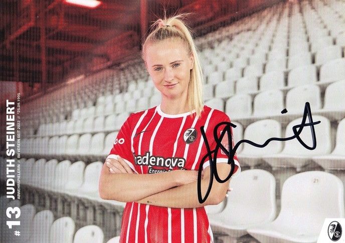 Autogramm Fussball (D) | SC Freiburg | 2022 | Judith STEINERT