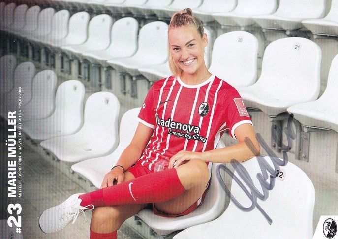 Autogramm Fussball (D) | SC Freiburg | 2022 | Marie MÜLLER