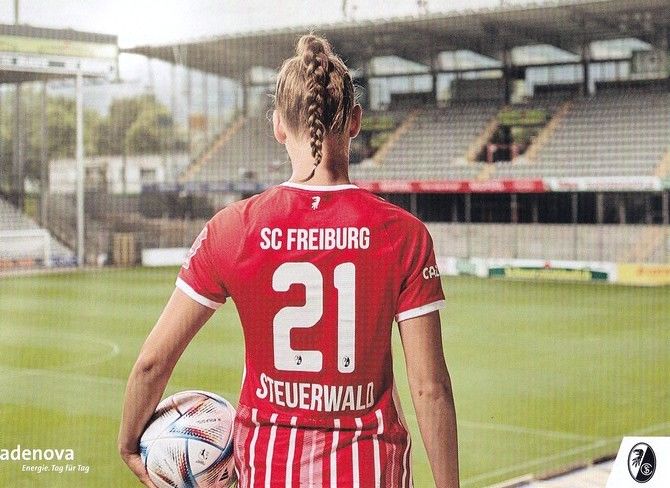 Autogramm Fussball (D) | SC Freiburg | 2022 | Samantha STEUERWALD