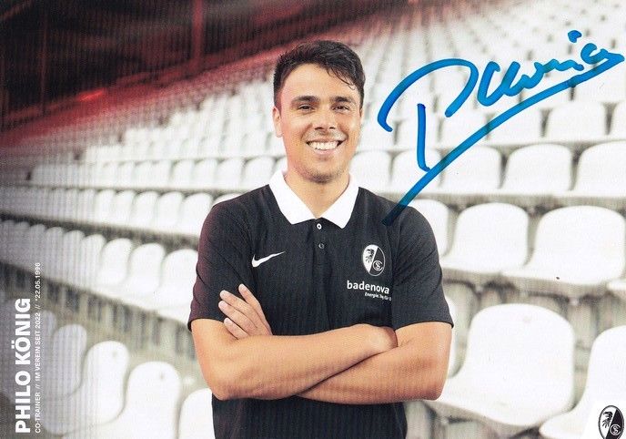 Autogramm Fussball (D) | SC Freiburg | 2022 | Philo KÖNIG