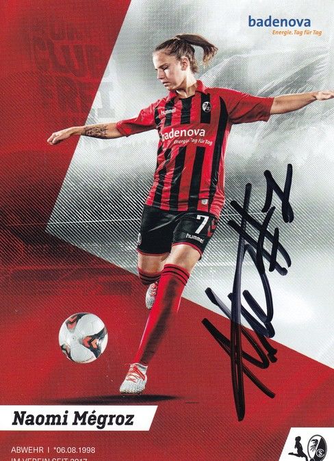 Autogramm Fussball (D) | SC Freiburg | 2019 | Naomi MEGROZ
