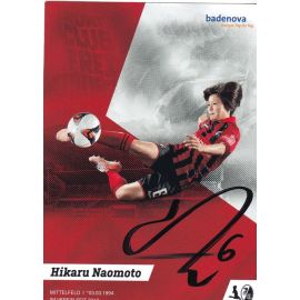 Autogramm Fussball (D) | SC Freiburg | 2019 | Hikaru NAOMOTO