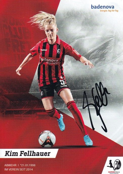 Autogramm Fussball (D) | SC Freiburg | 2019 | Kim FELLHAUER