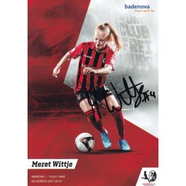 Autogramm Fussball (D) | SC Freiburg | 2019 | Meret WITTJE