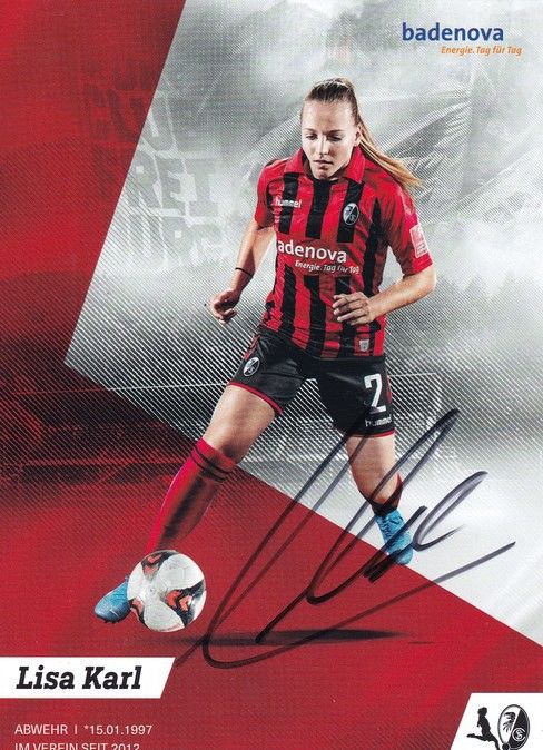 Autogramm Fussball (D) | SC Freiburg | 2019 | Lisa KARL