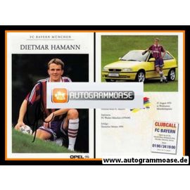 Autogramm Fussball | FC Bayern München | 1995 | Dietmar HAMANN 